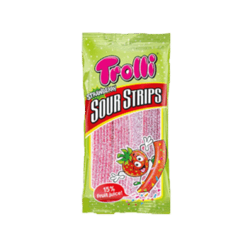 TROLLI SOUR STRIPS STRAWBERRY