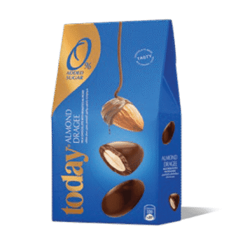 ZERO Dragee Milk Chocolate With Almond No Added Sugar